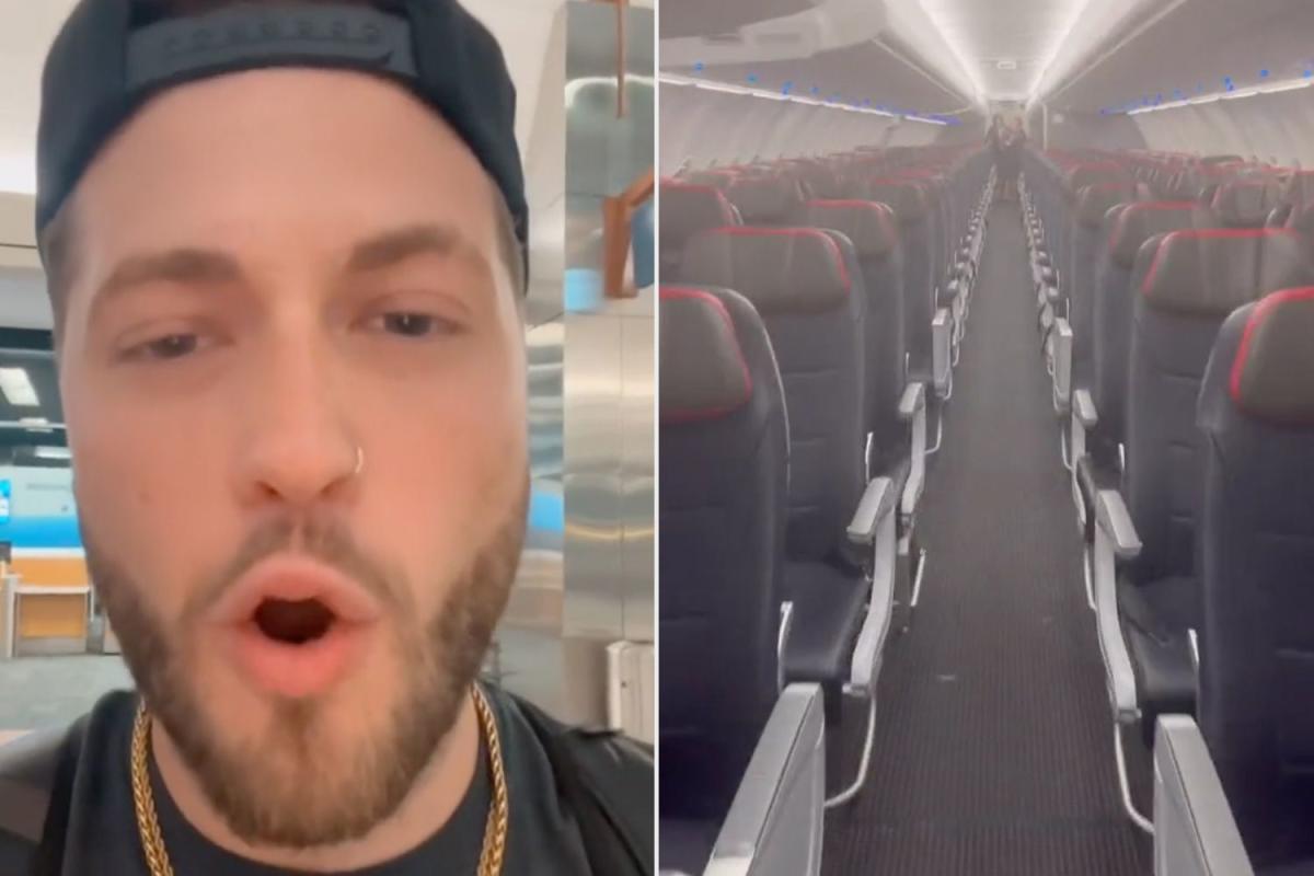 Passenger Who Had Entire Flight to Himself Is Now BFFs with the Crew:  'We're in a Group Message' (Exclusive)