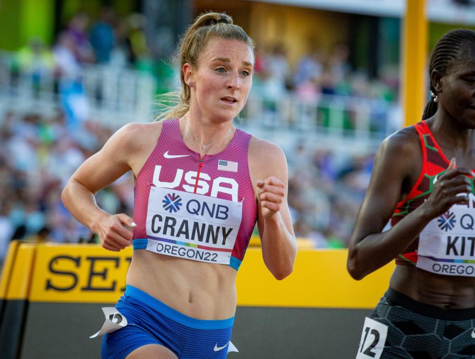 American Women Struggle Against Elite 5000 Meter Field 