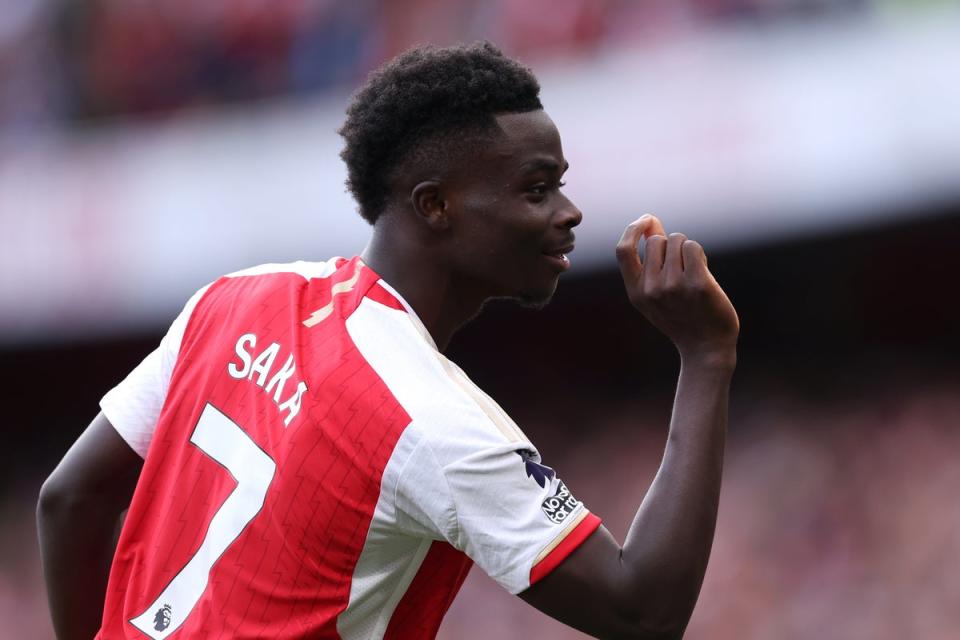 Bukayo Saka has backed Arsenal to peak at the right time this season (Getty Images)