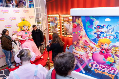 Nintendo is celebrating the launch of Princess Peach: Showtime! With a special weekend event inspired by the game's Sparkle Theater. The event will feature gameplay on the Nintendo Switch system and photo ops in theaters and will run through March 24th at the Nintendo New York Store in Rockefeller Center.