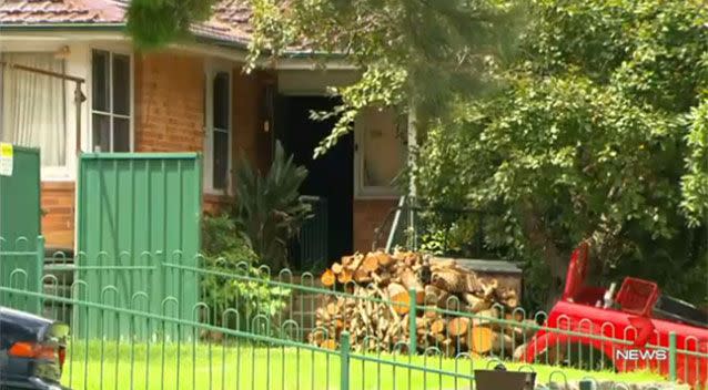 Sharon Michelutti’s home, where her body was discovered in her bedroom on Monday. Photo: 7 News