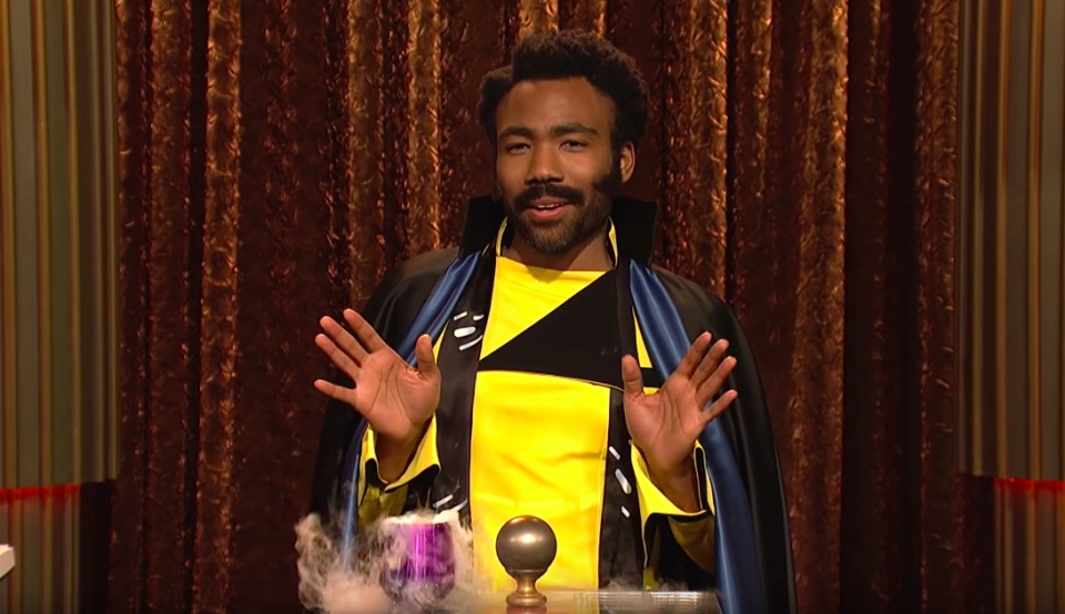 Not only is Glover on board with playing Lando a second time, he's got some ideas for a story, too.