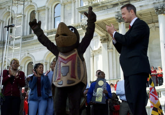 Maryland basketball rally