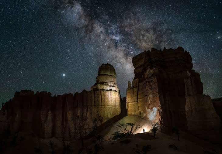 The Milky Way over Bryce Canyon National Park