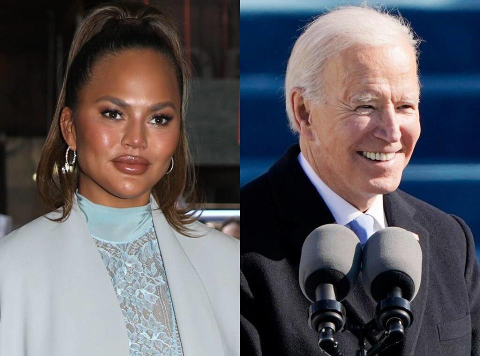 Chrissy Teigen, Joe Biden