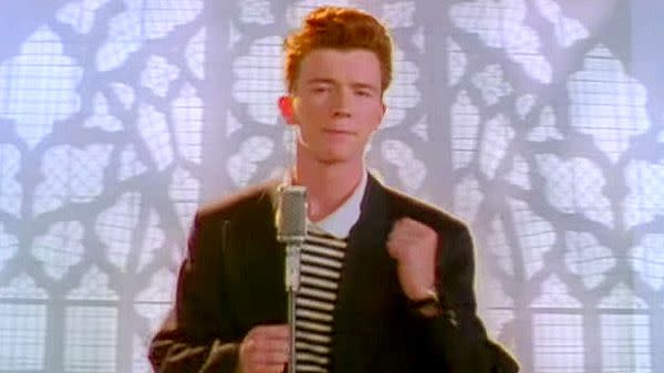 WATCH: Rick Astley re-creates 'Never Gonna Give You Up' music video 35  years later