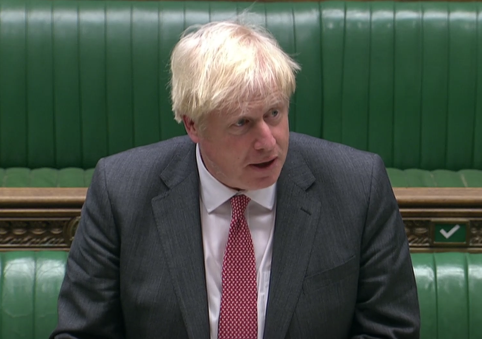 Boris Johnson has defended his Brexit bill which ‘breaks the law’ (Parliament Live)