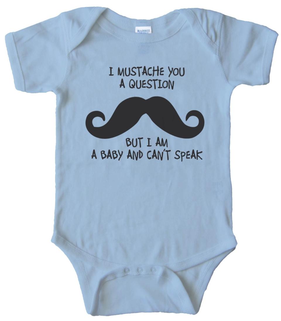 Moustache Onesie