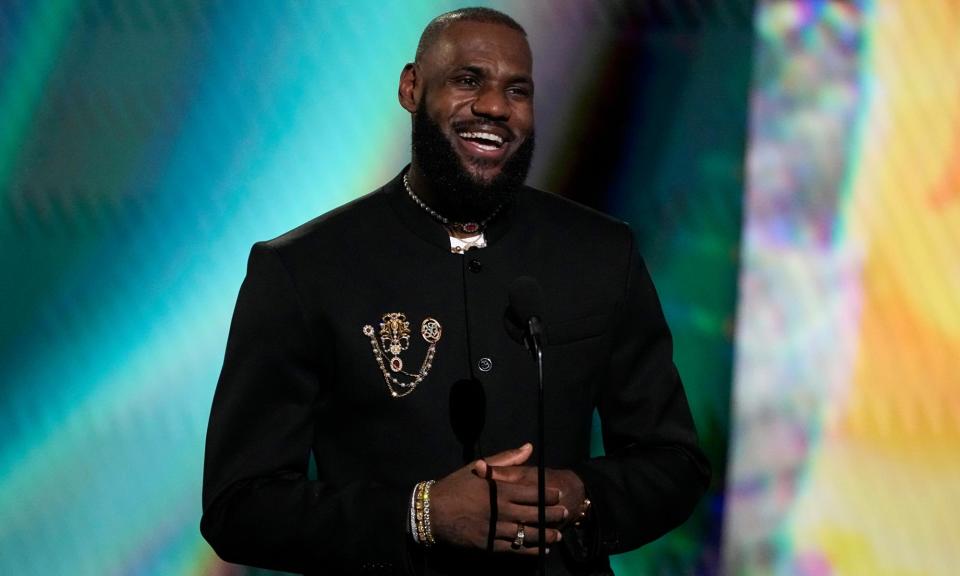 <span><a class="link " href="https://sports.yahoo.com/nba/players/3704/" data-i13n="sec:content-canvas;subsec:anchor_text;elm:context_link" data-ylk="slk:LeBron James;sec:content-canvas;subsec:anchor_text;elm:context_link;itc:0">LeBron James</a> has an in-depth knowledge of wine.</span><span>Photograph: Mark Terrill/Invision/AP</span>