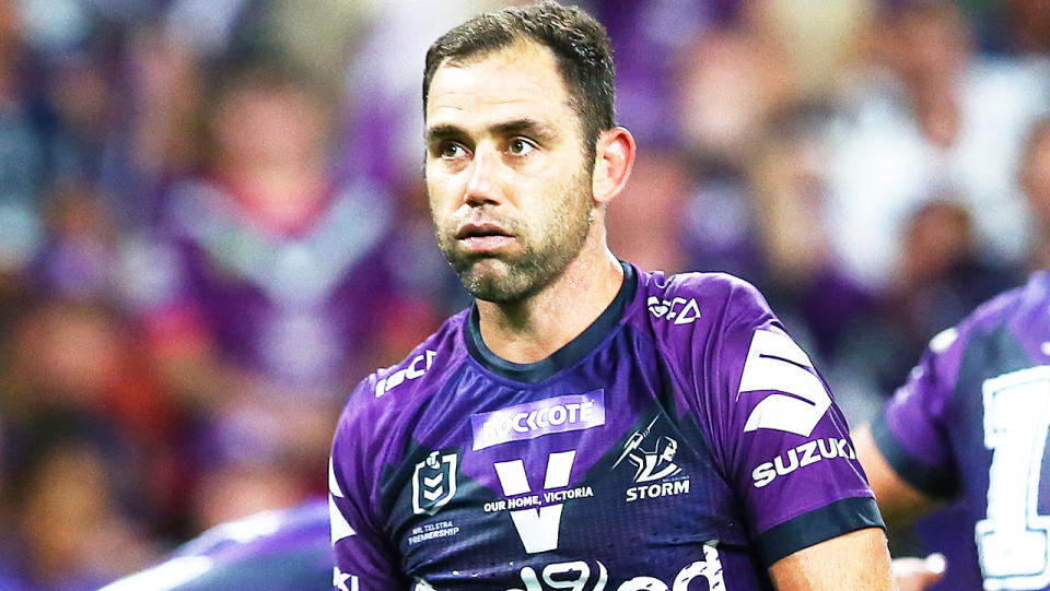 Cameron Smith (pictured) before the NRL preliminary final.