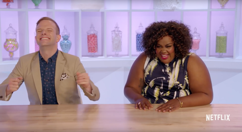 Hosted by comedian Nicole Byer and chocolatier Jacques Torres, this series will leave you in stitches. Source: Netflix