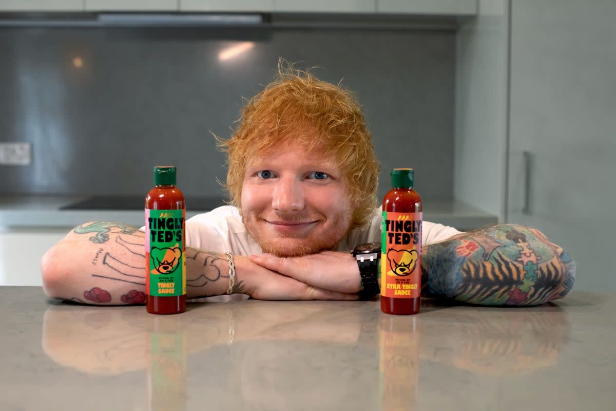 Ed Sheeran has announced he is launching his own hot sauce range  (Handout)