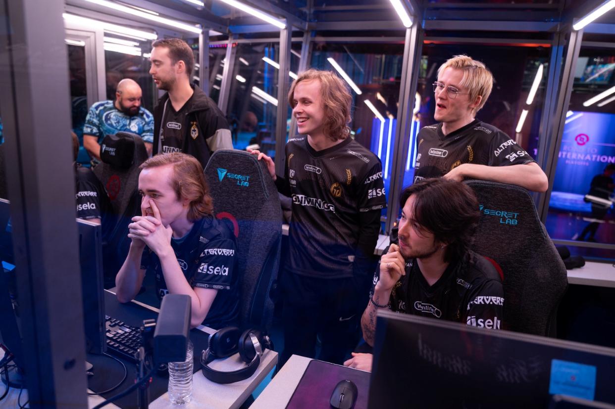 Three-time Dota 2 Major champions Gaimin Gladiators swept LGD Gaming in the lower bracket finals of The International 2023 to advance to the Grand Finals, where Team Spirit awaits. (Photo: Valve Software)