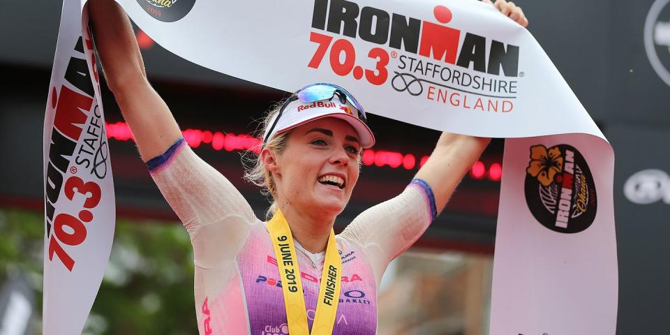 lucy charles barclay wins the ironman 703 staffordshire