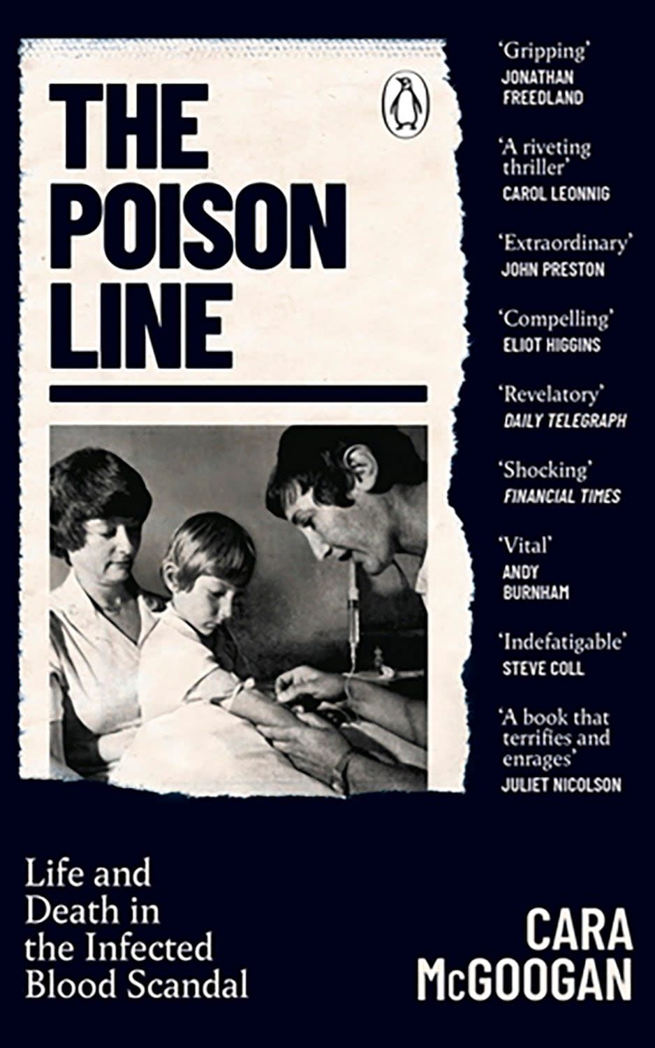 The Poison Line: Life and Death in the Infected Blood Scandal by Cara McGoogan is out now