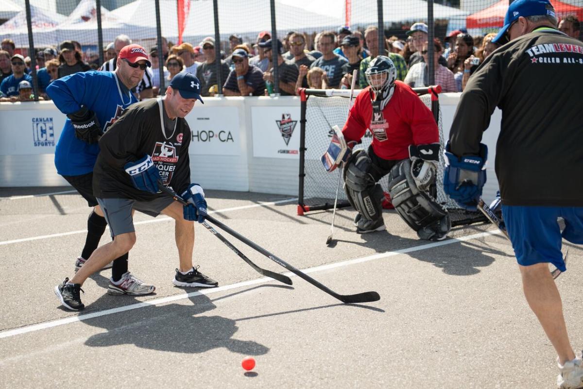 Road hockey for cancer research aims to break its own world record