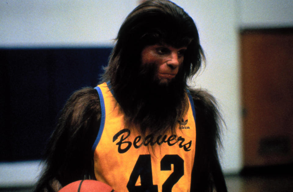 Michael J. Fox as the basketball-playing teen wolf in 'Teen Wolf' (Photo: MGM/courtesy Everett Collection)