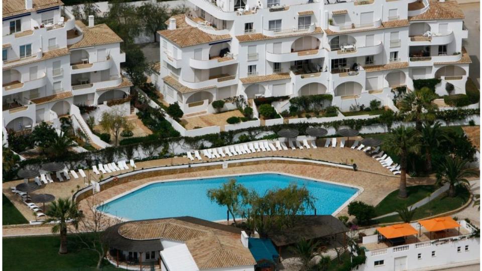 The Ocean Club apartments in Praia da Luz, where toddler Madeleine McCann disappeared 