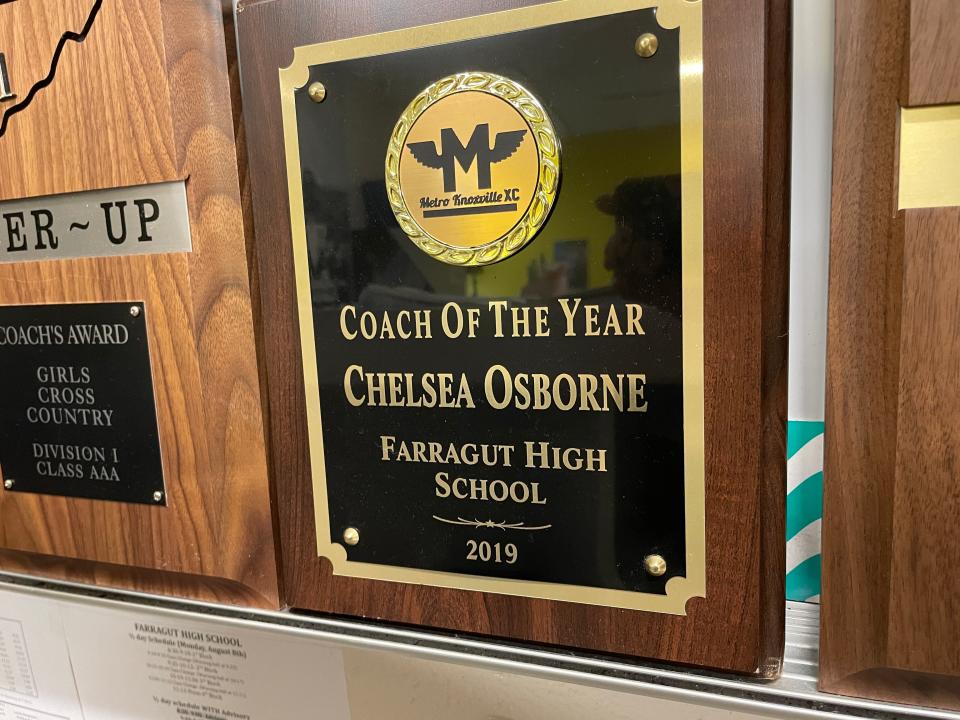 Chelsea Osborne keeps her Coach of the Year trophy close at hand, but she’s too humble to point it out at Farragut High School.