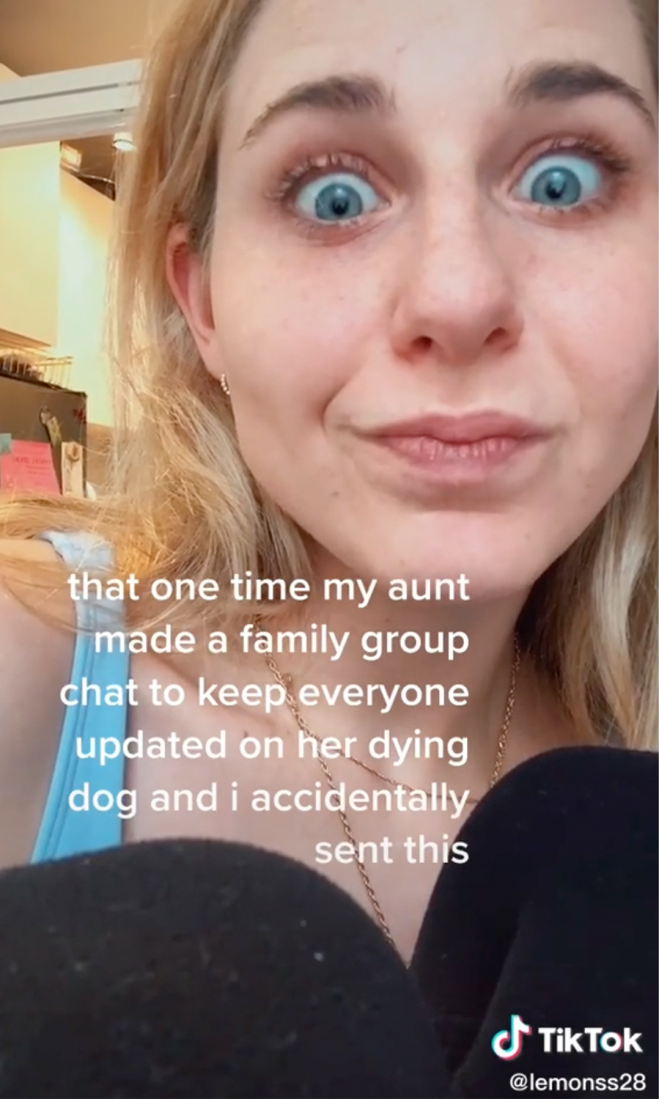 Woman's embarrassing TikTok video