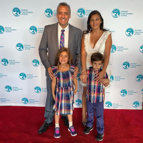 <p>Joe Gatto Instagram</p> Joe Gatto and Bessy Gatto with their kids at a NYC Animal Care Center Event in 2022