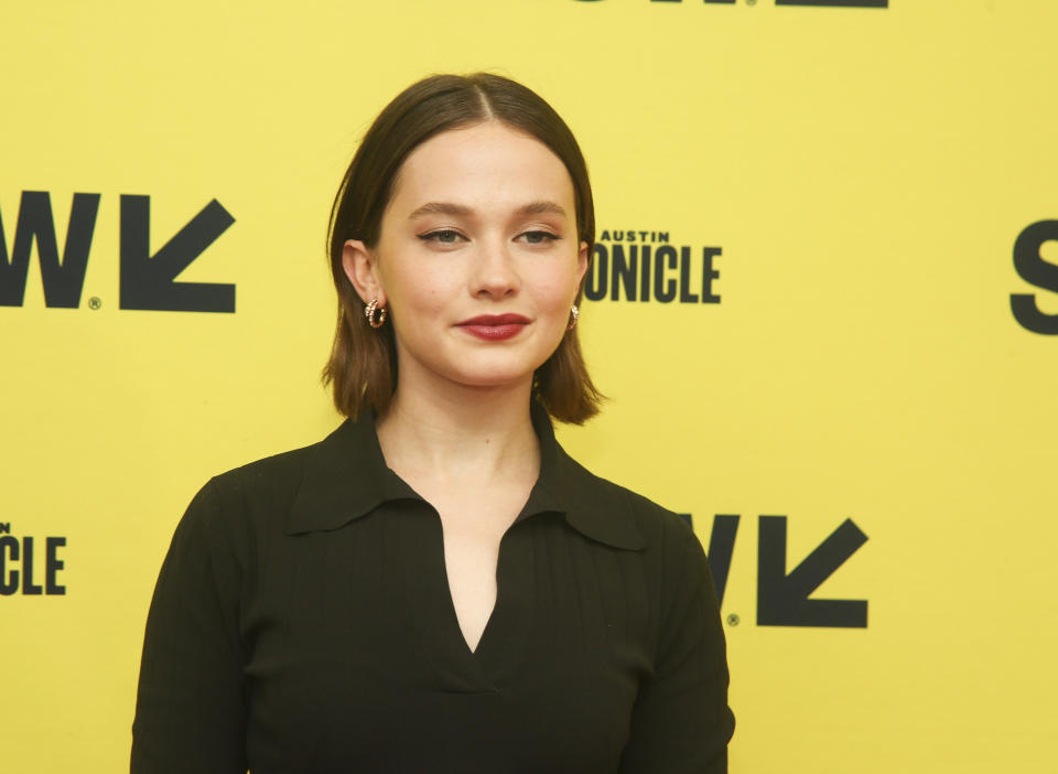 Cailee Spaeny arrives for the world premiere of "Civil War," at the Paramount Theatre during the South by Southwest Film Festival, Thursday, March 14, 2024, in Austin, Texas. (Photo by Jack Plunkett/Invision/AP)