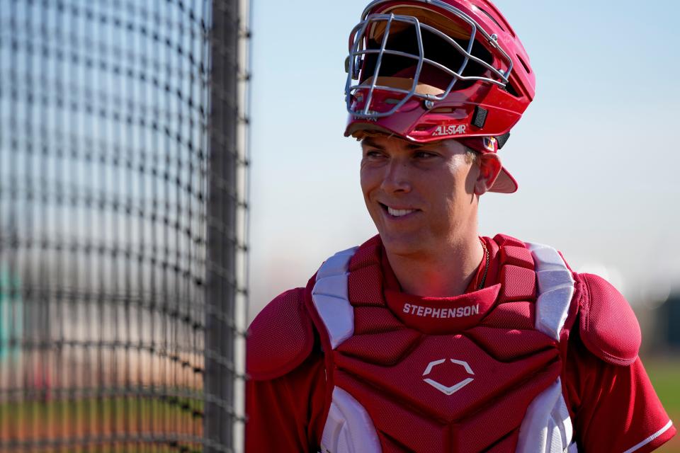 Cincinnati Reds catcher Tyler Stephenson is back from an injury-riddled season, and he's excited to follow up on last year's near All-Star campaign.