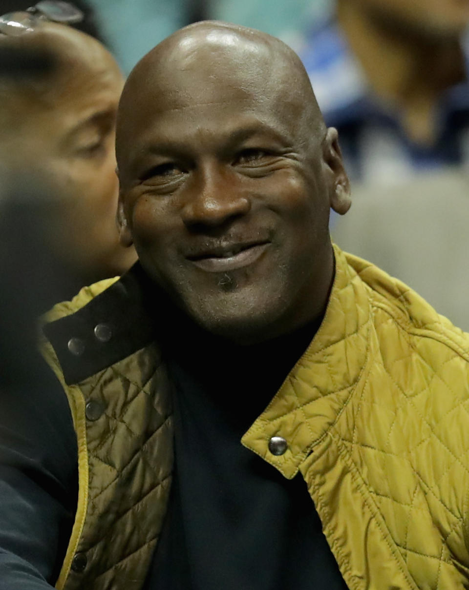 Michael Jordan Wearing Jacket