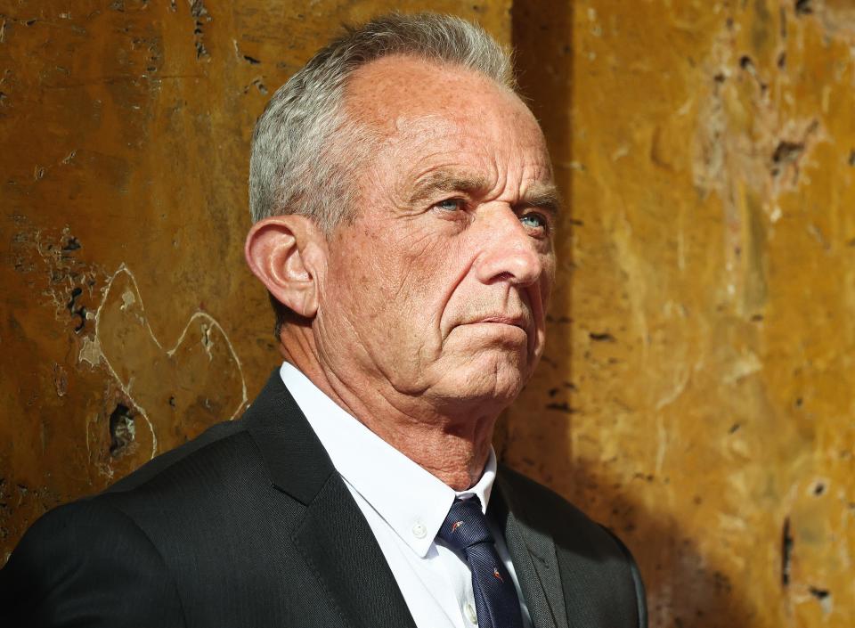 Independent presidential candidate Robert F. Kennedy Jr. attends a Cesar Chavez Day event at Union Station on March 30, 2024 in Los Angeles, California.