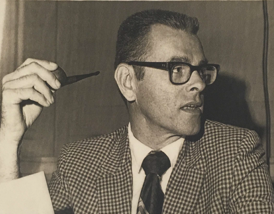 Don Bolles waits to testify before the House Crime Committee in Washington, D.C., on May 15, 1972. The committee was investigating alleged gangland interests in organized sports and horse racing.