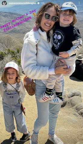 <p>Cameron Douglas/Instagram</p> Cameron Douglas wishes Viviane Thibes a Happy Mother's Day