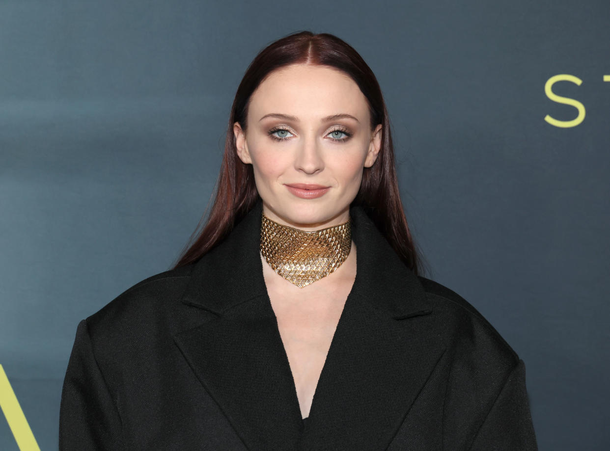 Actress Sophie Turner at HBO Max's 'The Staircase' Premiere in New York City. (Getty Images)