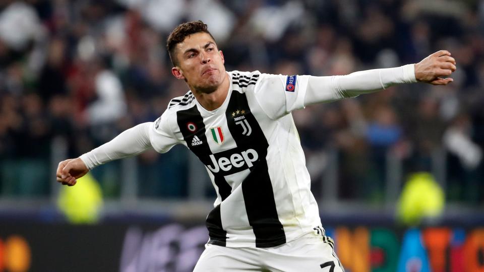 Cristiano Ronaldo scored a hat-trick against Atletico Madrid to send Juventus into the quarterfinals with a 3-0 win.