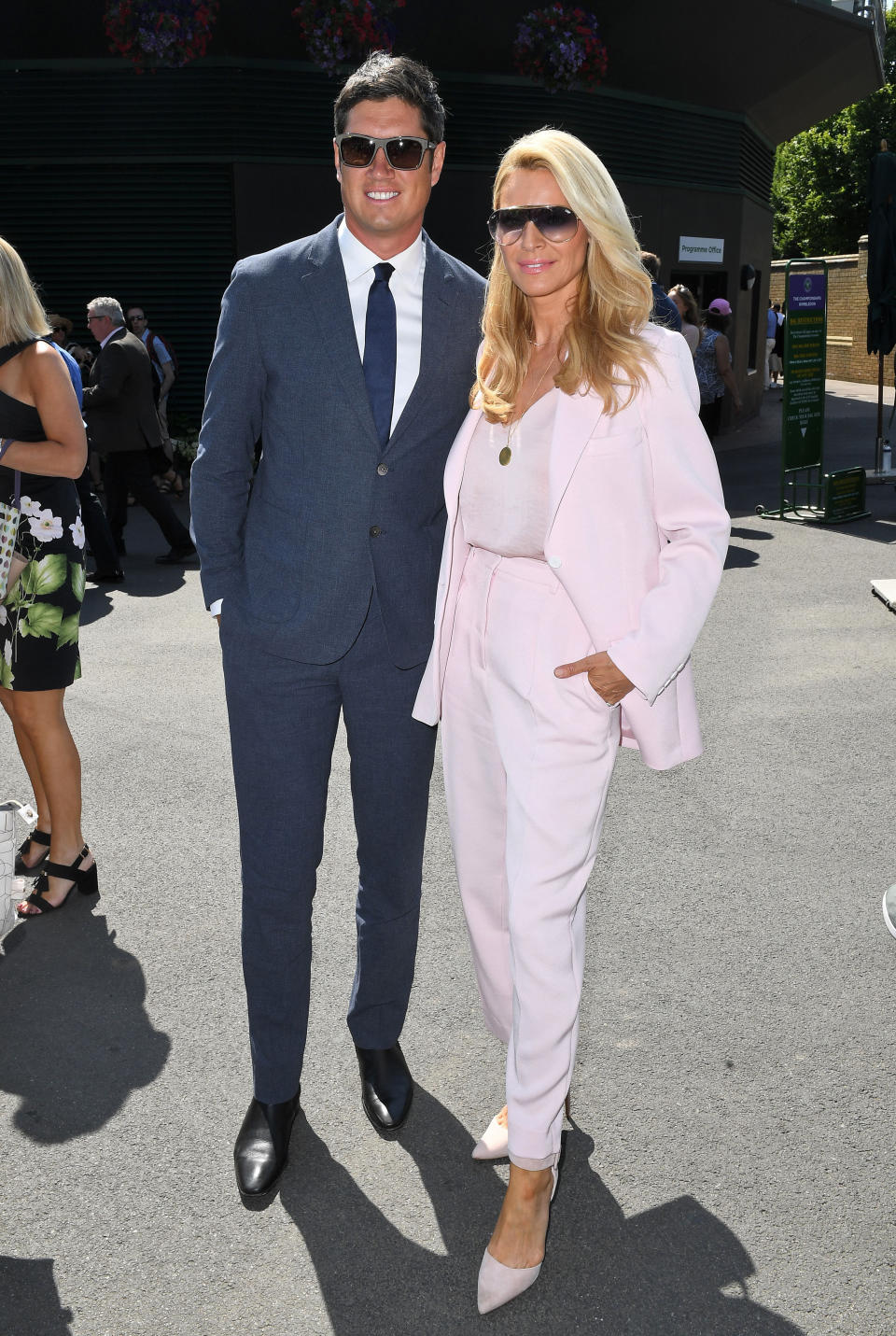 Day two of Wimbledon 2018: Vernon Kay and Tess Daly