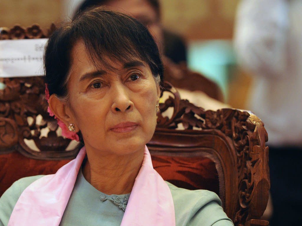 Aung San Suu Kyi: AFP