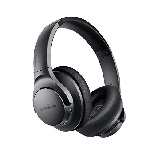 Soundcore Anker Life Q20 Hybrid Active Noise Cancelling Headphones, Wireless Over Ear Bluetooth…