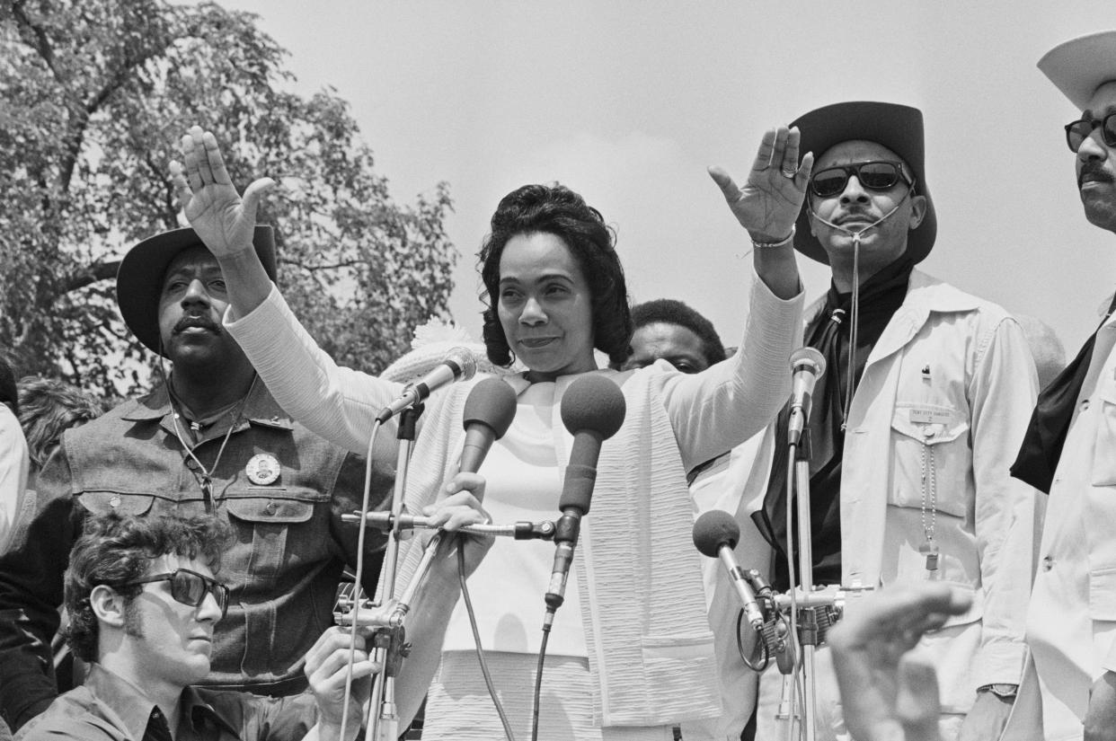 Coretta Scott King is one of the many women who have been dubbed the backbone of the civil rights movement. (Photo: Getty)