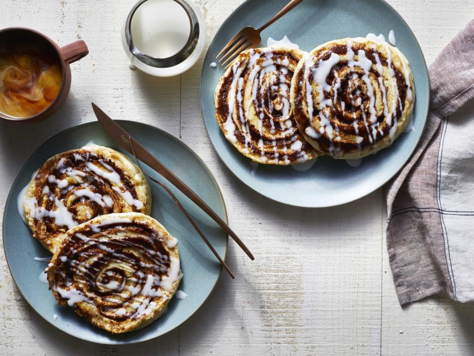 Cinnamon Roll Pancakes