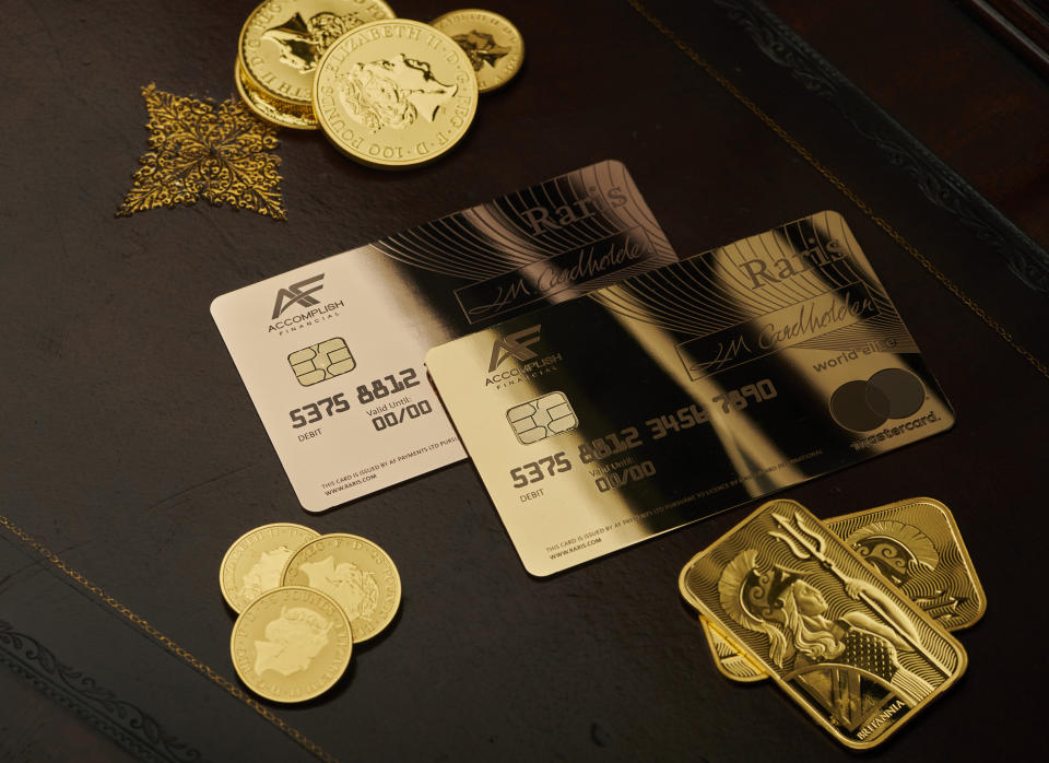 The Mastercard payment card will be made from 18-karat gold. 