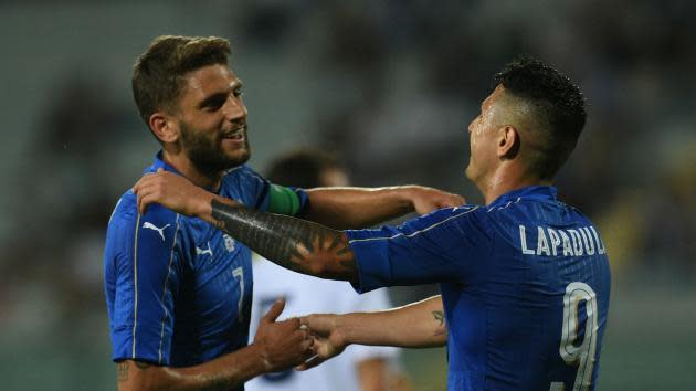 Italia 8 San Marino 0: Lapadula segna una tripletta nella vittoria facile degli Azzurri