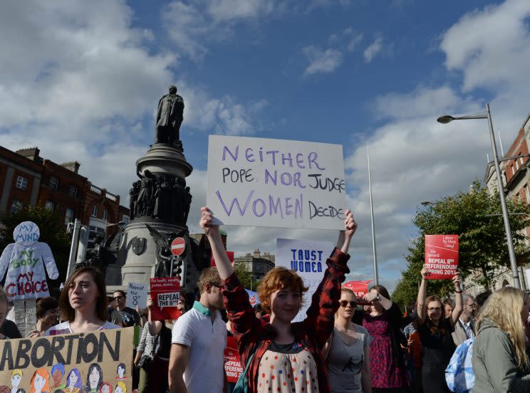 Abortion is more strictly controlled in Ireland than any other country in the EU 