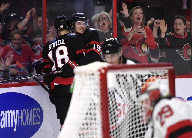 Batherson's 2nd goal comes in OT as Senators beat Devils 5-4 - Seattle  Sports