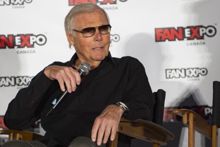 The late Adam West in 2016 (credit: WENN)