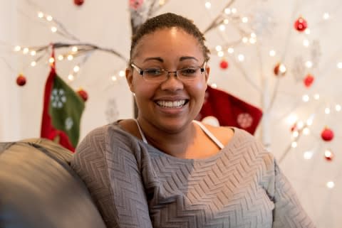 Darlene Gumbs will spend Christmas in Preston along with the other AUC students and faculty - Credit: Charlotte Graham /Telegraph