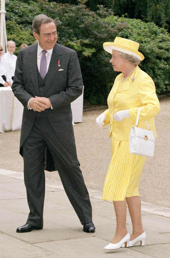 Constantino de Grecia e Isabel II