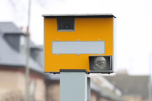 Stock picture of a Gatso speed camera in Cambridge. PRESS ASSOCIATION Photo. Issue date: Sunday  November 16. 2014.  Photo credit should read Chris Radburn/PA Wire.