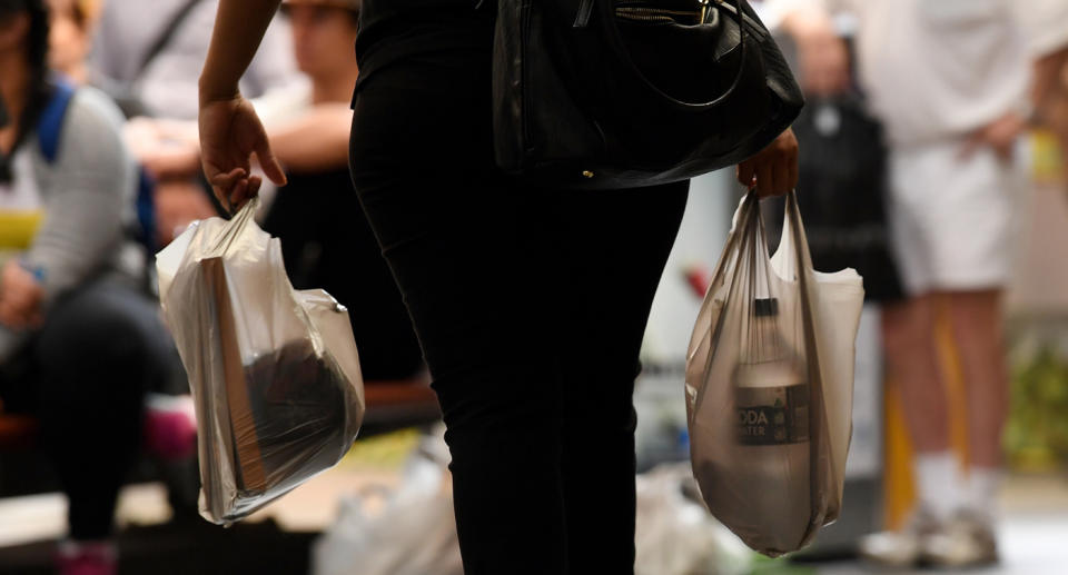 Dr Mark Browne says nobody really knows how long single-use plastic bags take to biodegrade. Source: AAP