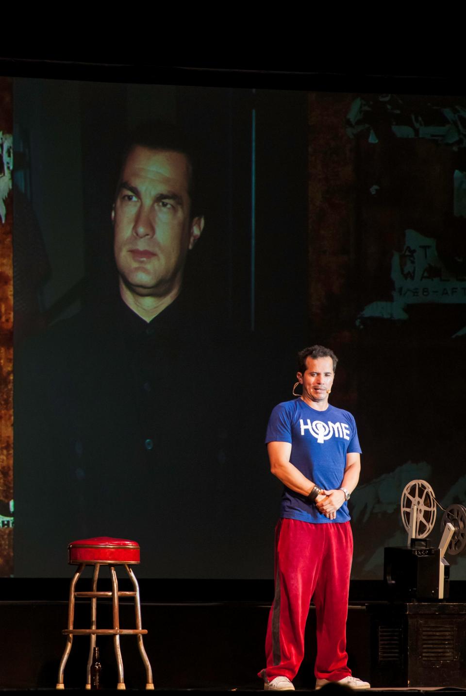 John Leguizamo performs his one-man show 'Ghetto Klown' in a free performance at Central Park SummerStage, New York, New York, July 28, 2014.