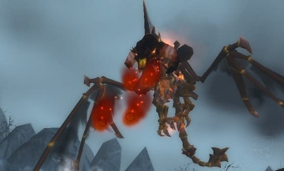 Nightbane breathing fire