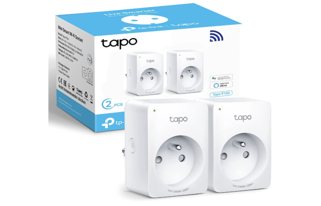 Prise connectée Wi-Fi TP-Link Tapo P100 à prix bas